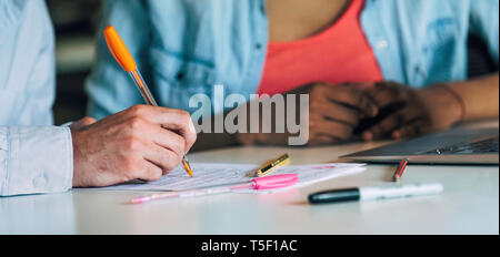 Business people working in office Stock Photo