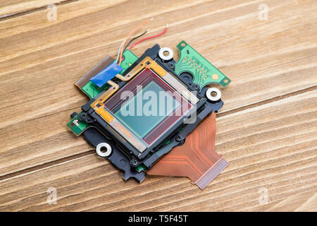 CCD sensors from the modern mass compact digital camera Stock Photo