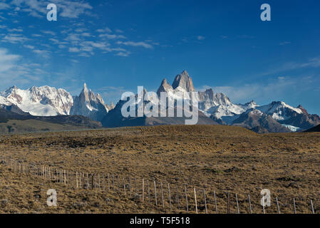 massif of the Fitz Roy, Los Glaciares NP, Argentina Stock Photo