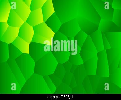 Abstract green mosaic background vector. Stock Vector