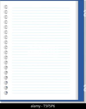 Vector blank paper line Stock Vector