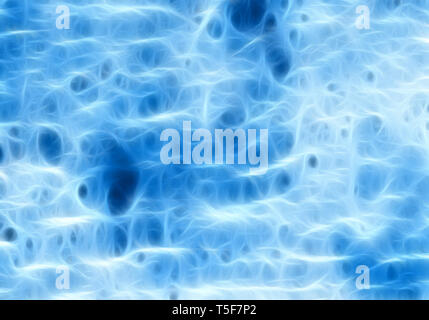 Blue abstract fractal background Stock Photo