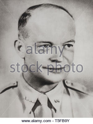 General Dwight D. Eisenhower, Supreme Allied Commander, Pins The Stock ...