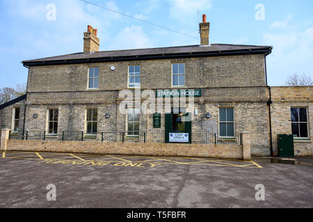 Campsea Ashe railway station on the East Suffolk branch line Stock Photo