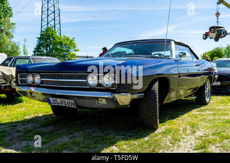 BERLIN - MAY 05, 2018: Full-size car Ford Galaxie 500. Stock Photo