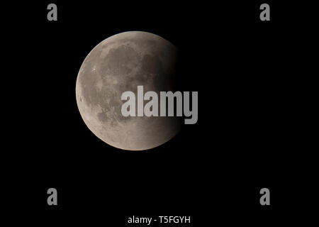 Germany, total lunar eclipse Stock Photo