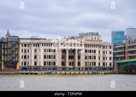 The Vintners' Hall by the River Thames in London, England Stock Photo