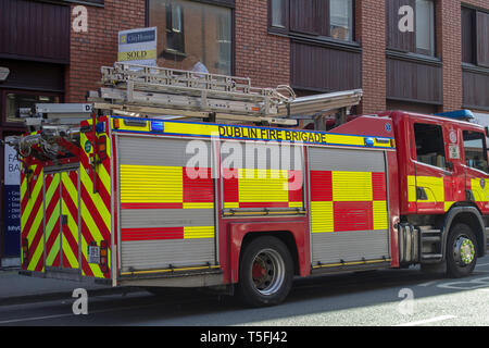 A parked fire truck, Dublin, Ireland Stock Photo - Alamy