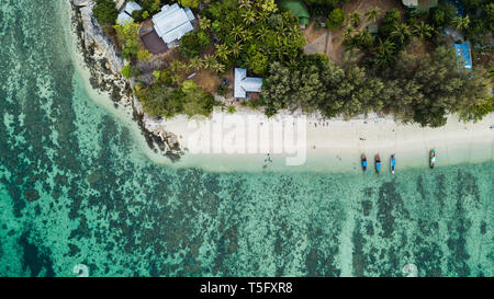 Aerial view of Koh Lipe in Thailand