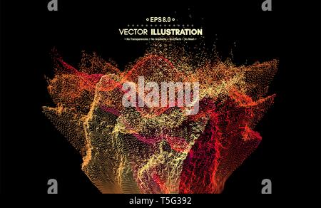 Abstract background. Vector illustration. Design template. Perspective grid background. Stock Vector