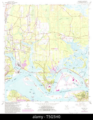 Eastport, Florida, map 1964, 1:24000, United States of America by ...