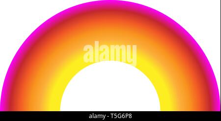 Rainbow vector icon Stock Vector