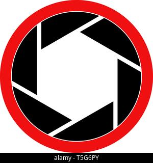 Shutter vector symbol Stock Vector