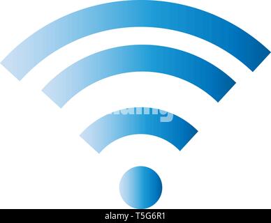 Wifi connection signal vector icon Stock Vector