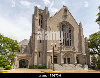 Jackson, MS / USA - April 23, 2019: First Baptist Church of Jackson, MS Stock Photo