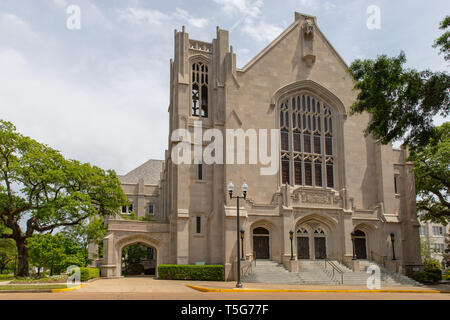 Jackson, MS / USA - April 23, 2019: First Baptist Church of Jackson, MS Stock Photo