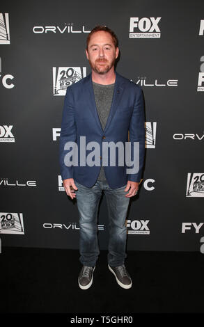 Los Angeles, Ca, USA. 24th Apr, 2019. Scott Grimes, arrives at the FYC special event for the FOX series 'The Orville', at the Pickford Center for Motion Picture Study in Hollywood California on April 24, 2019 Credit: Faye Sadou/MediaPunch/Alamy Live News Stock Photo