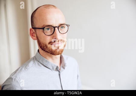 Portrait of a pensive man Stock Photo