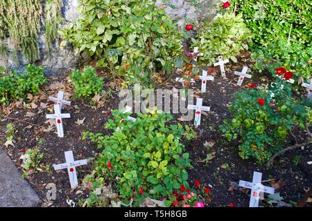 War Memorial, Marazion, Cornwall, England. Stock Photo