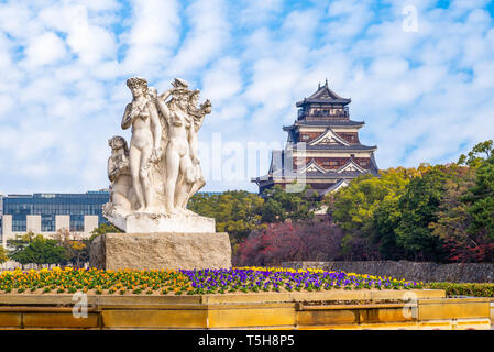 Hiroshima Castle (Carp Castle) in Hiroshima, Japan Stock Photo
