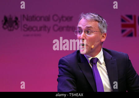 Ciaran Martin (UK National Cyber Security Centre) during CYBERUK held at the Scottish Event Campus in Glasgow. Stock Photo