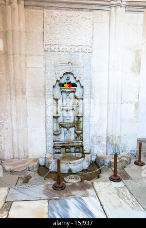 Bakhchisaray, Crimea, Russia - November 05,2018: fountain of tears at Khan Palace Stock Photo