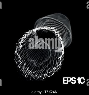 Reproducing network research. Network systems experiments. Jellyfish data centers random networking. EPS 10. Stock Vector