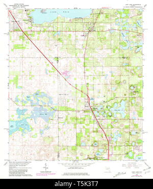 Lady Lake, Florida, map 1966, 1:24000, United States of America by ...