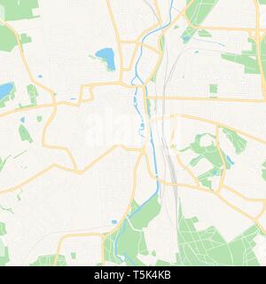 Street roads map of LÜNEBURG, GERMANY Stock Vector Image & Art - Alamy