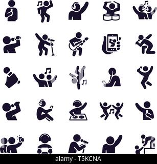 Music and Dance Icons  vector Stock Vector
