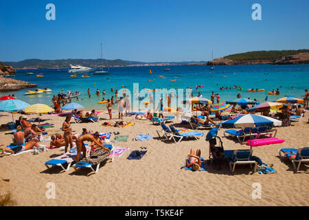 Cala Bassa. Ibiza. Sant Antoni de Portmany.Balearic Islands. Islas Baleares. Spain Stock Photo