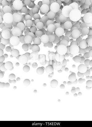 molecules isolated on white background 3d illustration Stock Photo - Alamy