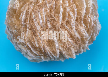 sand rose healing stone close up Stock Photo