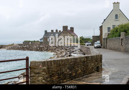 Le Becquet, France - August 16, 2018: Le Becquet de Tourlaville is a village in Cherbourg-en-Cotentin, Manche department, Normandy, France Stock Photo