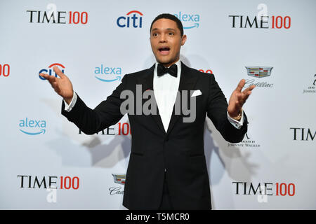 Time 100 Gala, Arrivals, Jazz at Lincoln Center, New York, USA - 23 Apr 2019 - Trevor Noah Stock Photo