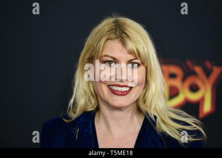 'Hellboy' special screening, New York, USA - 09 Apr 2019 - Meredith Ostrom Stock Photo