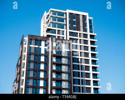 Verto Reading, Luxury Housing Development, River Kennet, Reading, Berkshire, England, UK, GB. Stock Photo