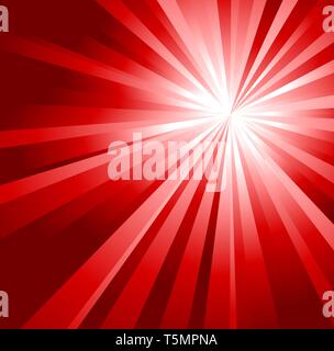 Abstract red background made from gradient stripes Stock Vector