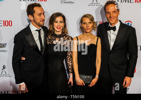 James Monsees & Adam Bowen attend TIME 100 GALA on April 23 in New York City Stock Photo