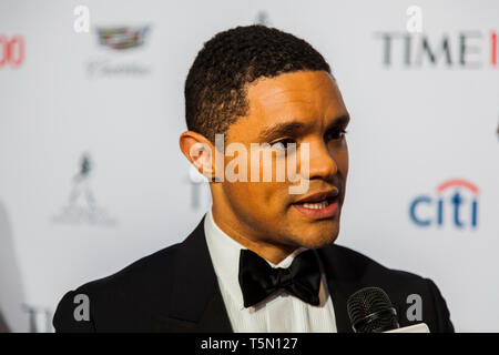 Host Trevor Noah attends TIME 100 GALA on April 23 in New York City Stock Photo