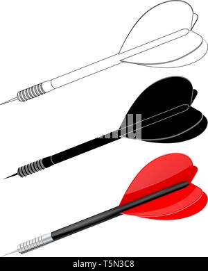 Dart Stock Vector