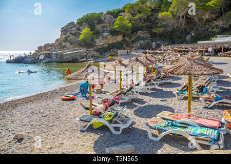 Cala Carbo Beach. Sant Josep de Sa Talaia. Ibiza Island. Balearic. Islands. Spain Stock Photo