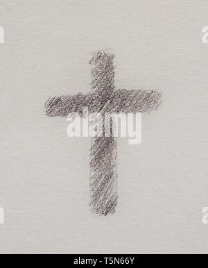 simple pencil drawings of crosses