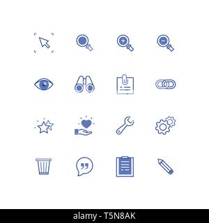 Business and technology - colorful line design style icons set Stock Vector
