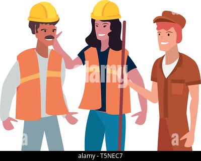 people workers labour day vector illustration design Stock Vector