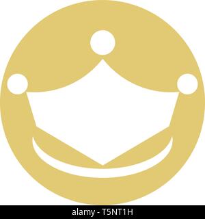 Crown Logo Template vector illustration - Vector Stock Vector