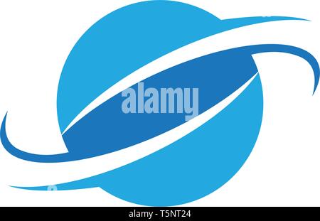 globe ilustration logo vector template - Vector Stock Vector
