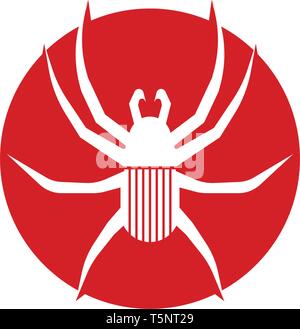 spider logo vector for business - Vector Stock Vector