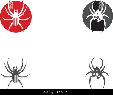 spider logo vector for business - Vector Stock Vector