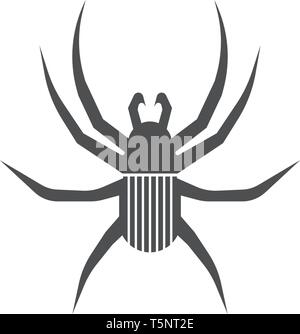 spider logo vector for business - Vector Stock Vector